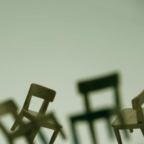 Photograph:  'Dancing chairs'
